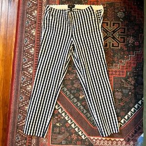 JCrew marte blue gingham capris